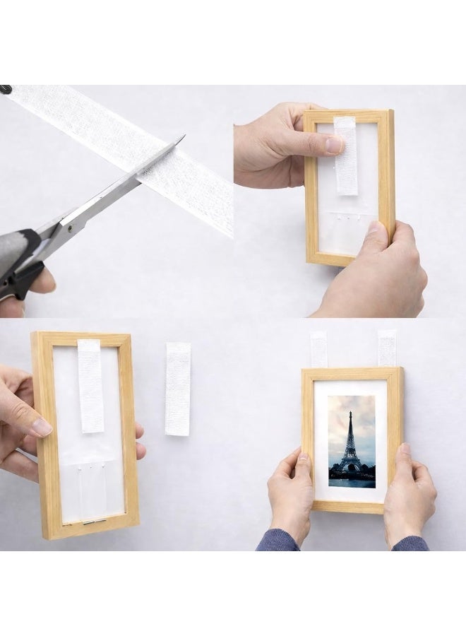 Heavy Duty Hook And Loop Adhesive Tape Self Stick Fastening Strips Reliable Mounting Organizer For Home Office DIY Storage Craft Projects White 27mm Wide 3 M - Image 4